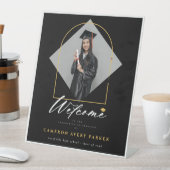 Signe De Table Arch Tassels Cadre Photo Graduation Party Bienvenu (In SItu)