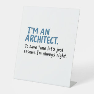 Signe De Table Architect - I'm