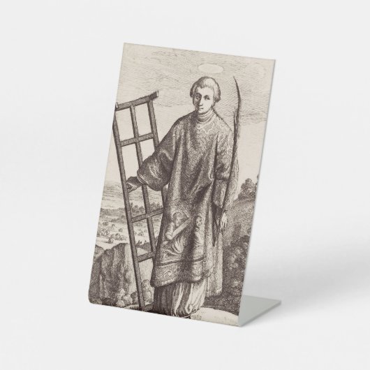 Signe De Table Archives saint patron Saint-Laurent (Recto)