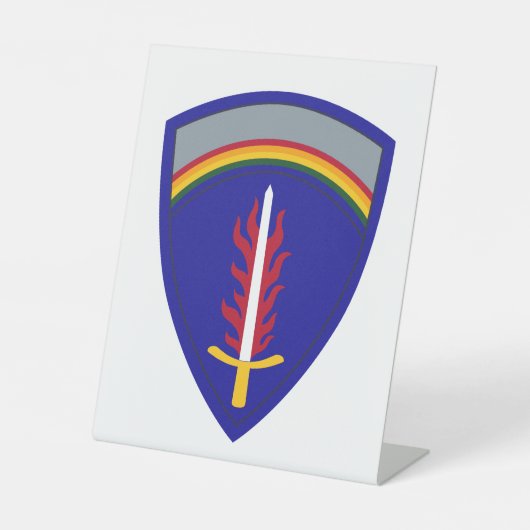 Signe De Table Army Europe USAREUR (Recto)