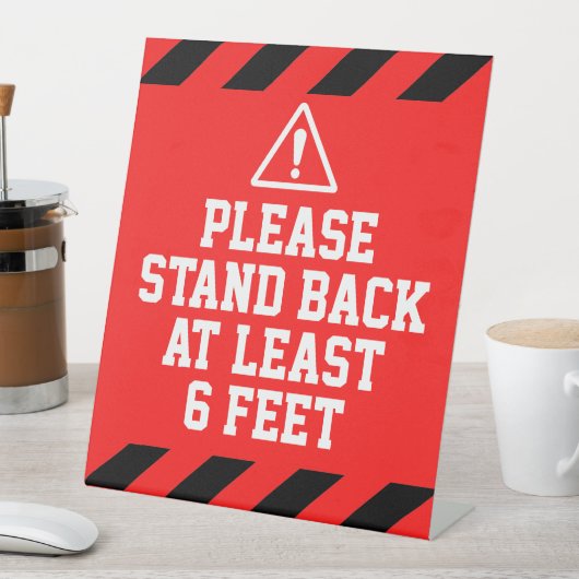 Signe De Table Arrière 6 Pieds (In SItu)