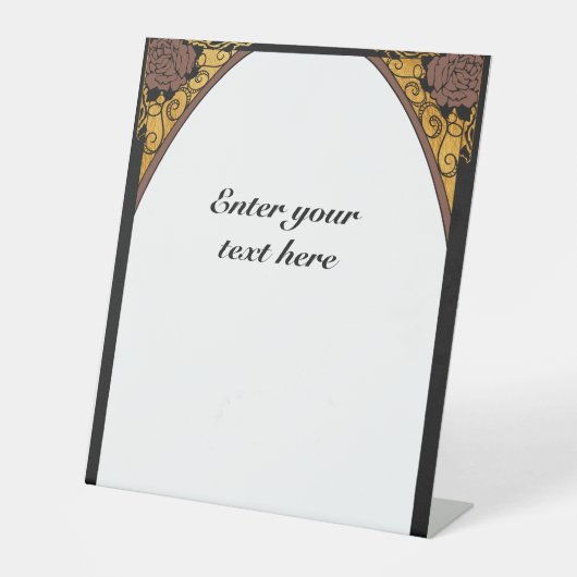 Signe De Table Art Nouveau (Recto)