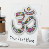 Signe De Table Art symbolique floral Namaste (In SItu)
