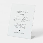 Signe De Table ASHER Elegant Mariage de calligraphie (Recto)