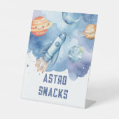 Signe De Table Astro Snacks Extérieur planètes fête d'anniversair (Recto)