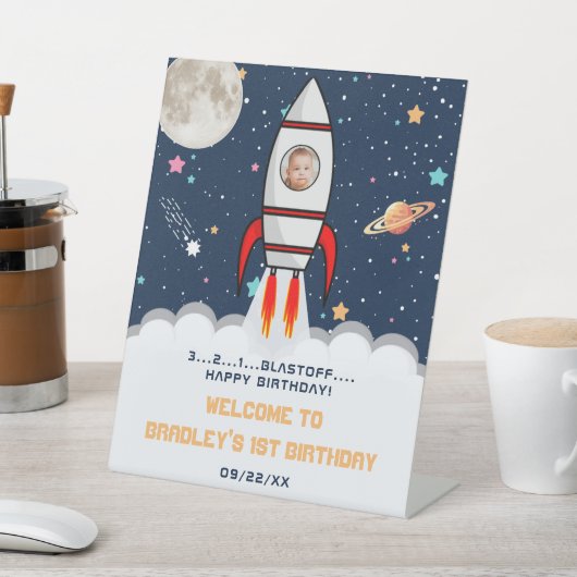 Signe De Table Astronaut Rocket Espace extra-atmosphérique 1ère p (In SItu)