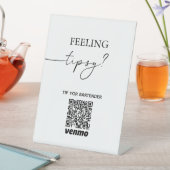 Signe De Table Astuce moderne Votre barman Code QR App Mode de pa (In SItu)