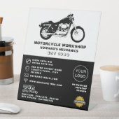 Signe De Table Atelier de motocyclette, mécanique et réparation p (In SItu)