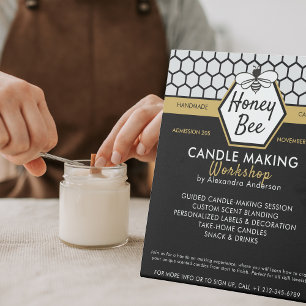 Signe De Table Atelier moderne Honey Bee Honeypeb Black Yellow