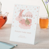 Signe De Table Au-Dessus De La Lune Les Faveurs De L'Ours Dormir  (In SItu)