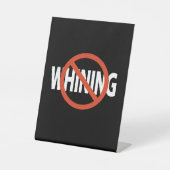 Signe De Table Aucun blanc en blanc noir (Recto)