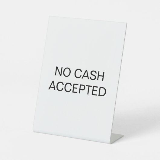 Signe De Table Aucun encaissement accepté (Recto)