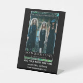 Signe De Table Auteur de l'écriture couverture de livre noir ou c (Recto)