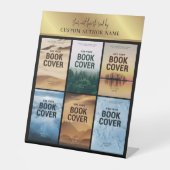 Signe De Table Author Book Series Photo Collage Black & Gold (Recto)