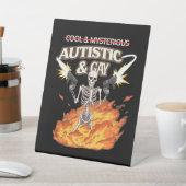 Signe De Table Autistique et Squelette Gay Sensibilisation sur l' (In SItu)