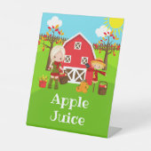 Signe De Table Automne Barnyard Anniversaire Blonde Coiffeuse (Recto)