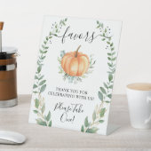 Signe De Table Automne Citrouille Verdure Gold Faveurs S'il vous  (In SItu)