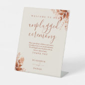 Signe De Table Automne Floral Rustique Automne Débranché Cérémoni (Recto)