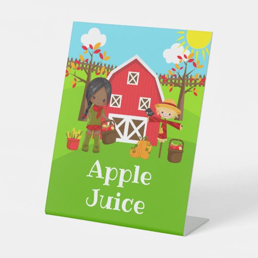 Signe De Table Automne Nymphère de l'automne Anniversaire Fille d (Recto)