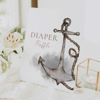 Aventure nautique Baby shower blanc Déchets Raffle
