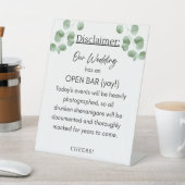 Signe De Table Avertissement de barre (In SItu)