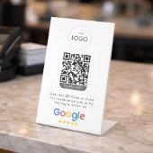 Signe De Table Avis d'entreprise sur Google Code QR de notation