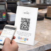 Signe De Table Avis d'entreprise sur Google Code QR de notation