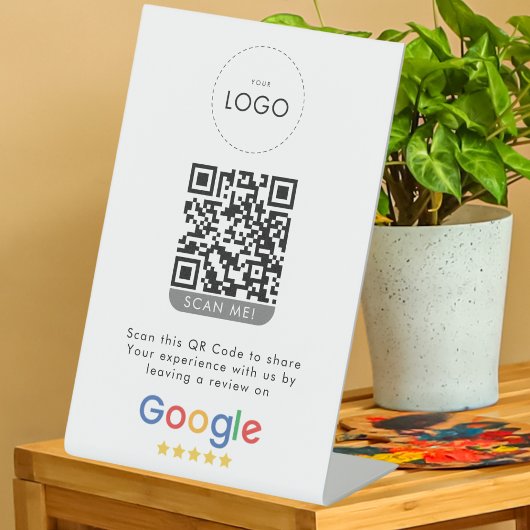 Signe De Table Avis d'entreprise sur Google Code QR de notation