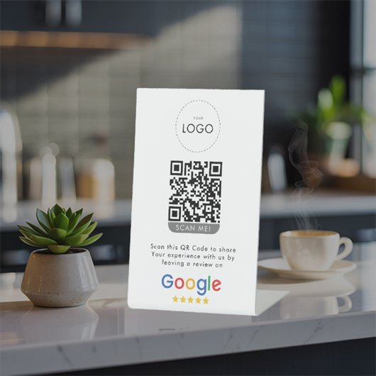 Signe De Table Avis d'entreprise sur Google Code QR de notation