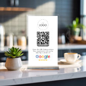 Signe De Table Avis d'entreprise sur Google Code QR de notation