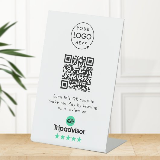 Signe De Table Avis Tripadvisor | Business Review Link QR Code