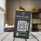 Signe De Table Avis TripAdvisor | Business Review Link QR Code