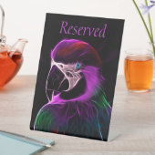 Signe De Table Awesome Plum brillant Réservations Parrot (In SItu)