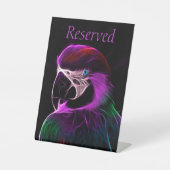 Signe De Table Awesome Plum brillant Réservations Parrot (Recto)