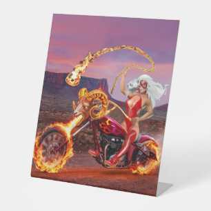 SIGNE DE TABLE BABES MOTOCYCLISTES REBELLES VAMPIRES