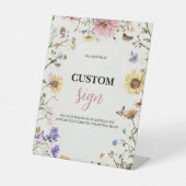 Signe De Table Baby in Bloom 8x10 Table personnalisée Top (Recto)