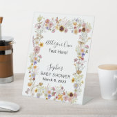 Signe De Table Baby In Bloom Garden Papillons Ajouter Votre Propr (In SItu)