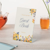 Signe De Table Baby in Bloom Guest Book tabletop (In SItu)