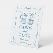 Signe De Table Baby Is Brewing Cards and Gifts Sign (Recto)