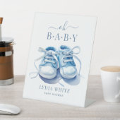 Signe De Table Baby shower Basket bébé, Baby shower garçon (In SItu)