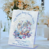 Signe De Table Baby shower Blueberry et Gnomes