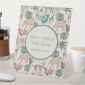 Signe De Table Baby shower Boho Jungle Safari (In SItu)