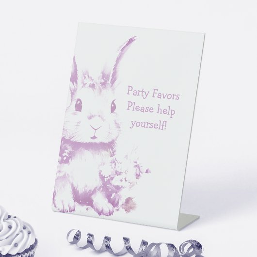 Signe De Table Baby shower Bunny mignon