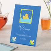 Signe De Table Baby shower d'accueil en caoutchouc doux et canard (In SItu)