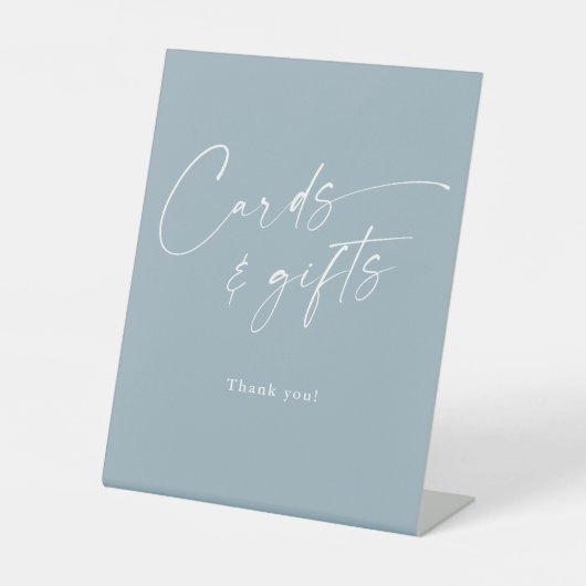 Signe De Table Baby shower de cartes de script et cadeaux pour ga (Recto)