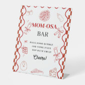 Signe De Table Baby shower de livraison spéciale Pizza Signer pré (Recto)