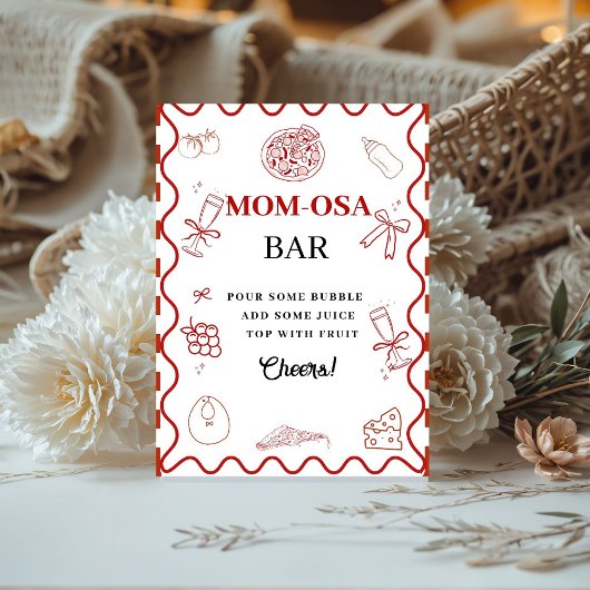 Signe De Table Baby shower de livraison spéciale Pizza Signer pré