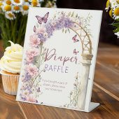 Signe De Table Baby shower de papillons enchanté tombole de couch