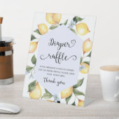 Signe De Table Baby shower de tombola de citron (In SItu)