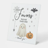 Signe De Table Baby shower d'Halloween (Recto)